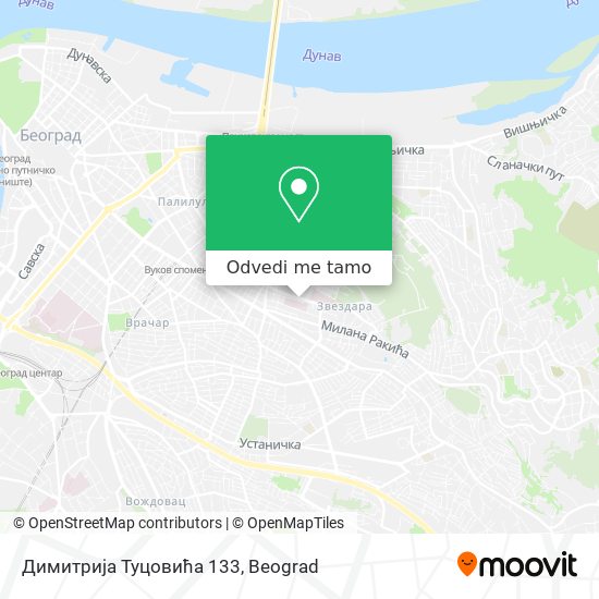 Димитрија Туцовића 133 mapa