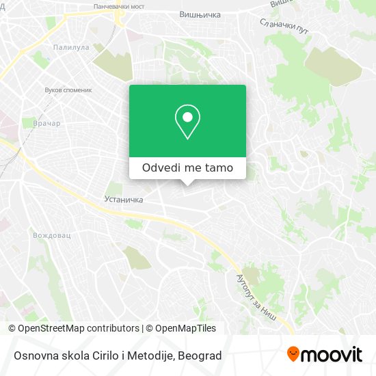 Osnovna skola Cirilo i Metodije mapa