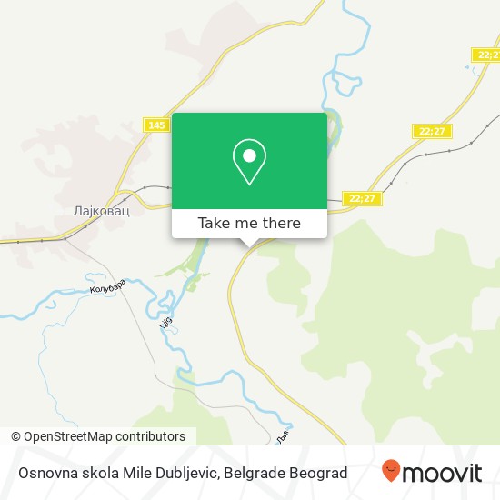 Osnovna skola Mile Dubljevic mapa