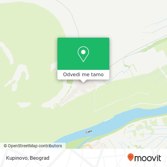 Kupinovo mapa