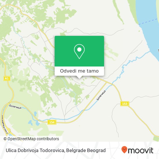 Ulica Dobrivoja Todorovica mapa