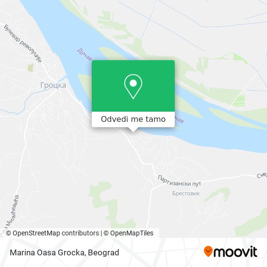 Marina Oasa Grocka mapa