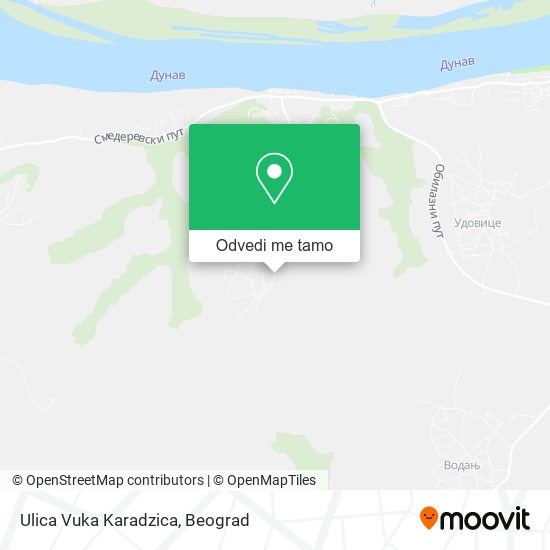 Ulica Vuka Karadzica mapa