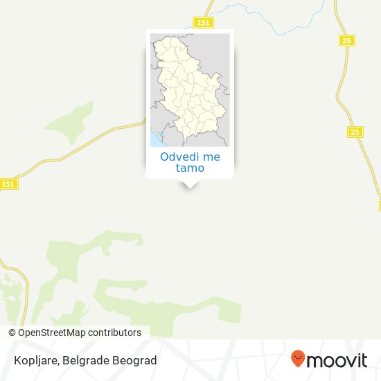 Kopljare mapa