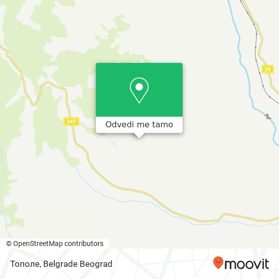 Тополе mapa