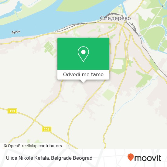 Ulica Nikole Kefala mapa