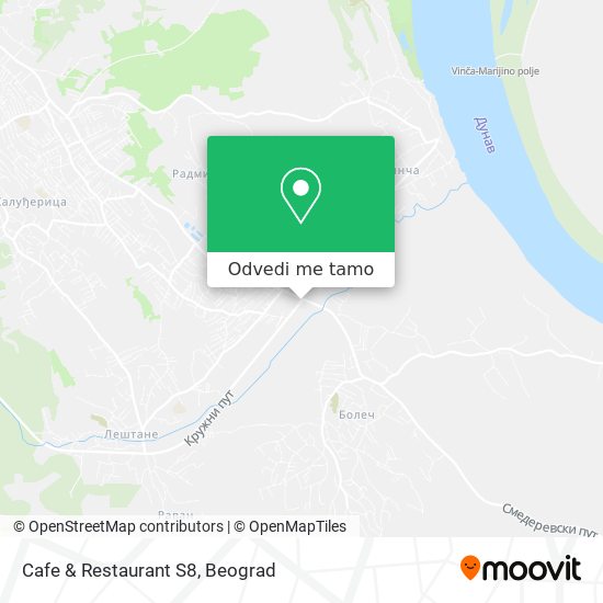 Cafe & Restaurant S8 mapa