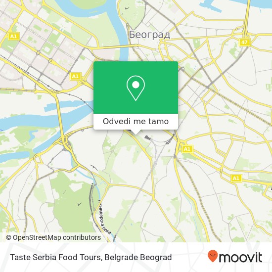 Taste Serbia Food Tours mapa