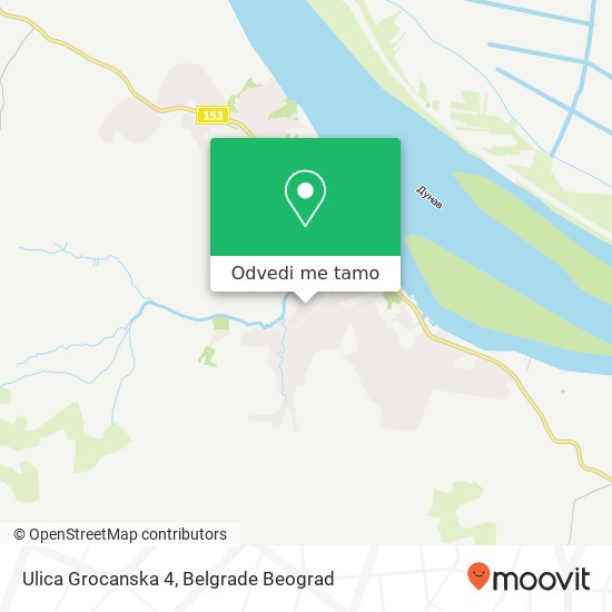 Ulica Grocanska 4 mapa