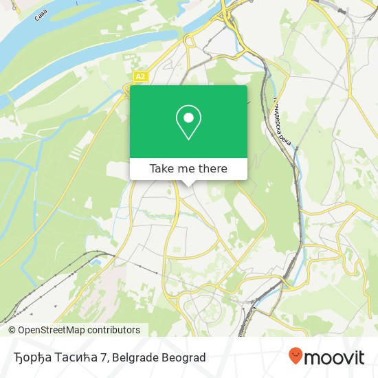 Ђорђа Тасића 7 mapa