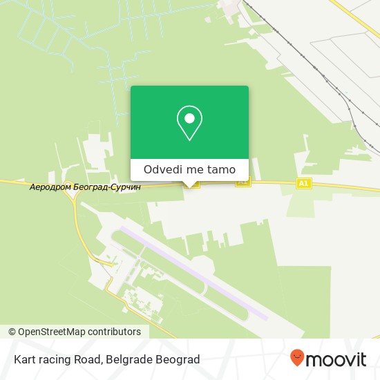 Kart racing Road mapa