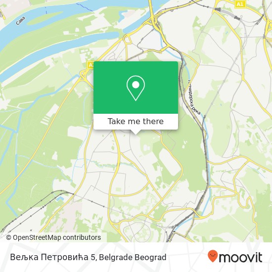 Вељка Петровића 5 mapa