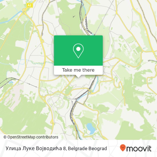 Улица Луке Војводића 8 mapa