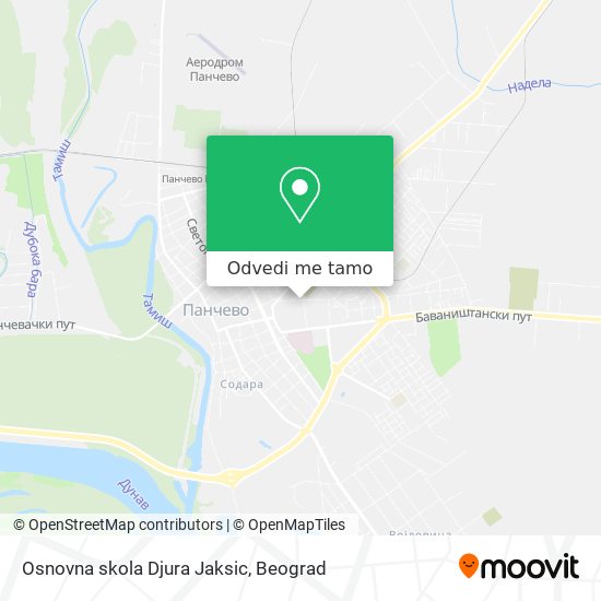 Osnovna skola Djura Jaksic mapa