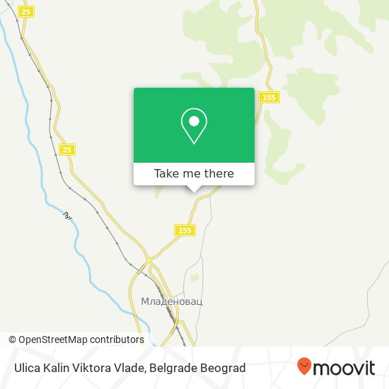 Ulica Kalin Viktora Vlade mapa