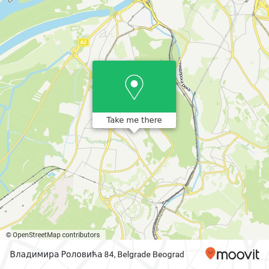 Владимира Роловића 84 mapa