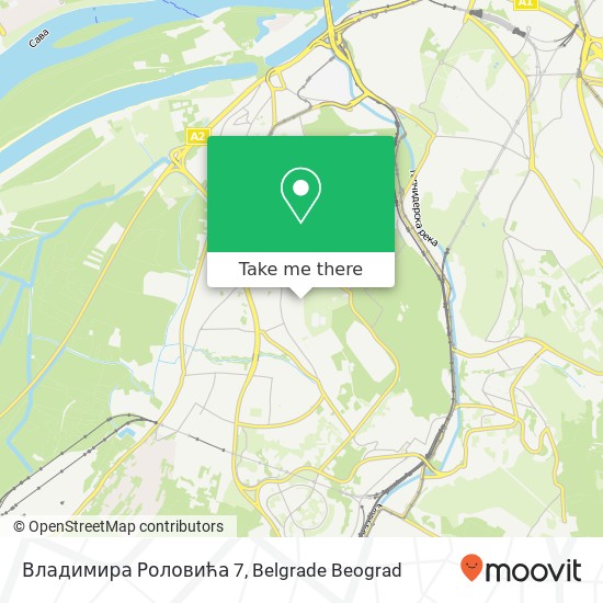 Владимира Роловића 7 mapa