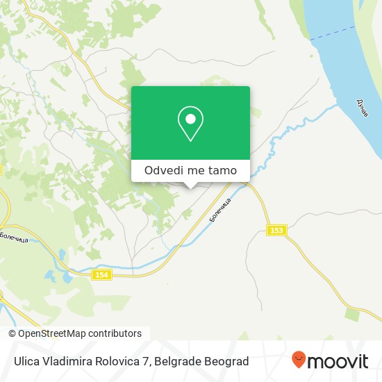 Ulica Vladimira Rolovica 7 mapa