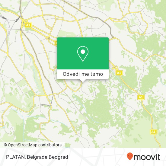 PLATAN mapa