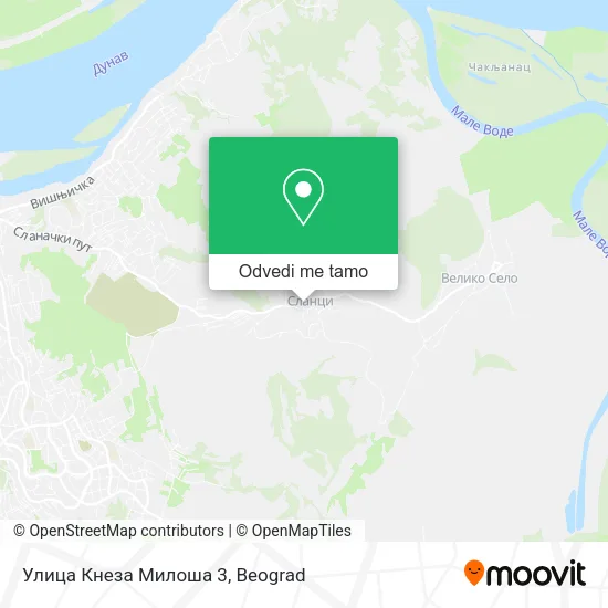 Улица Кнеза Милоша 3 mapa