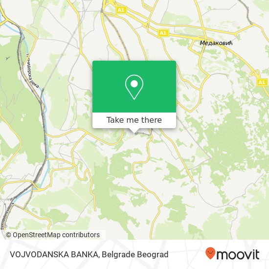 VOJVODANSKA BANKA mapa