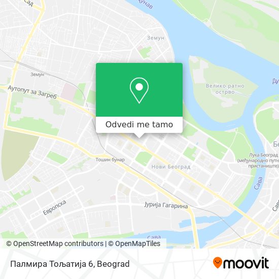 Палмира Тољатија 6 mapa