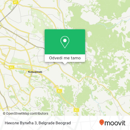 Николе Вулића 3 mapa