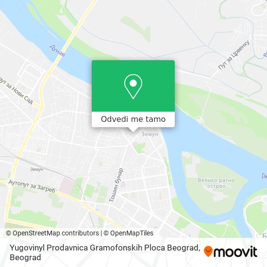 Yugovinyl Prodavnica Gramofonskih Ploca Beograd mapa