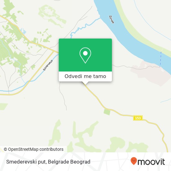 Smederevski put mapa