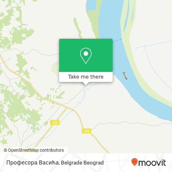 Професора Васића mapa