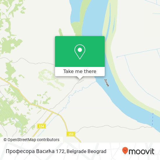 Професора Васића 172 mapa