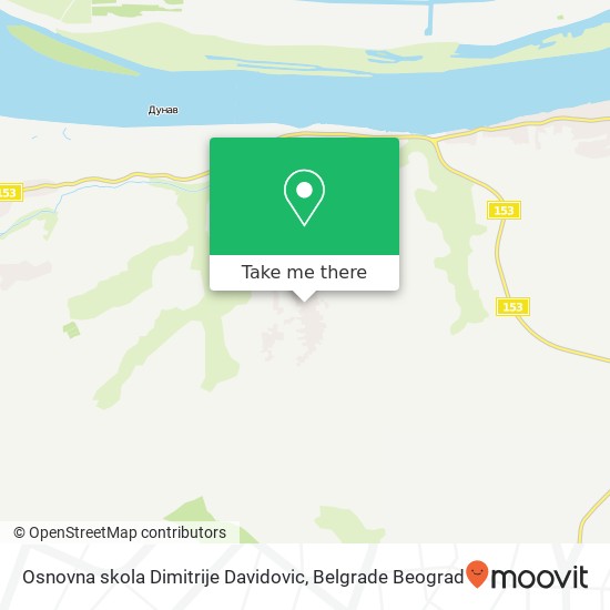 Osnovna skola Dimitrije Davidovic mapa