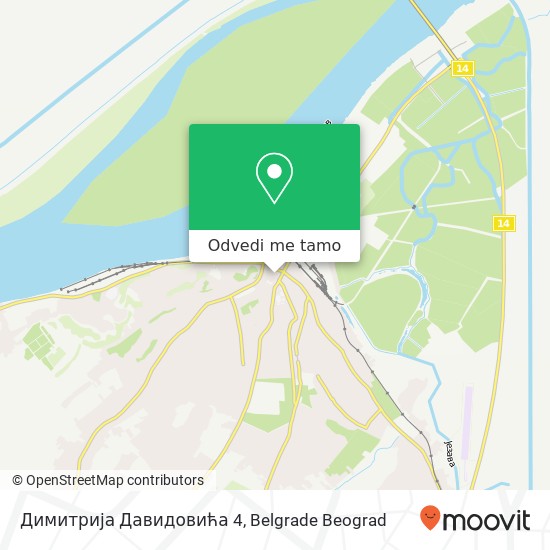 Димитрија Давидовића 4 mapa