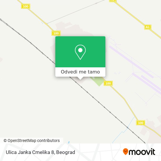 Ulica Janka Cmelika 8 mapa