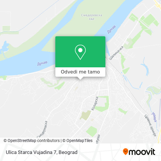 Ulica Starca Vujadina 7 mapa