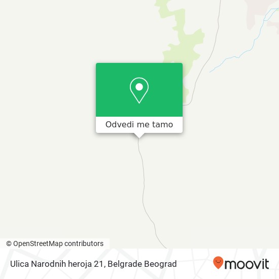 Ulica Narodnih heroja 21 mapa