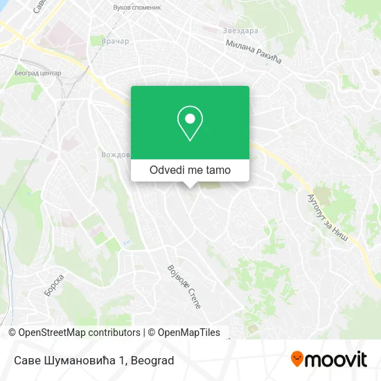 Саве Шумановића 1 mapa