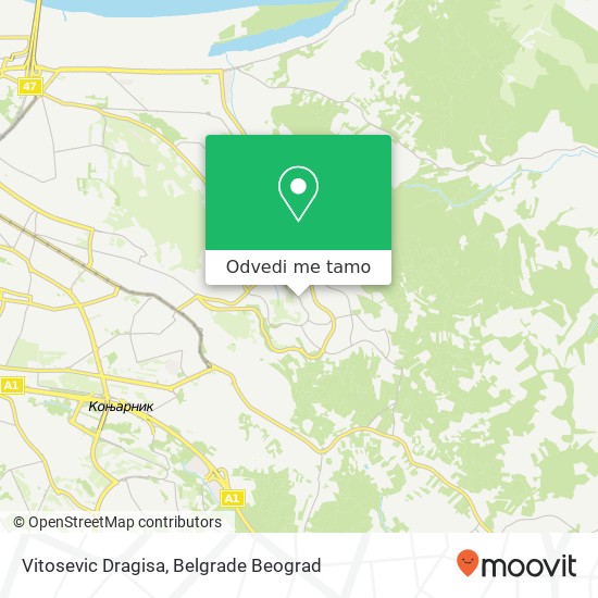 Vitosevic Dragisa mapa