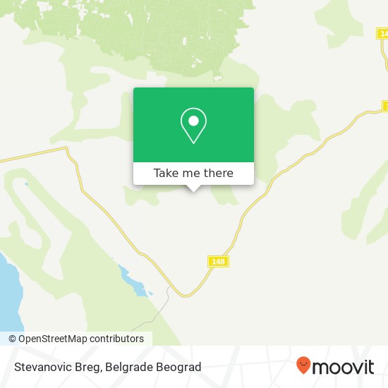 Stevanovic Breg mapa