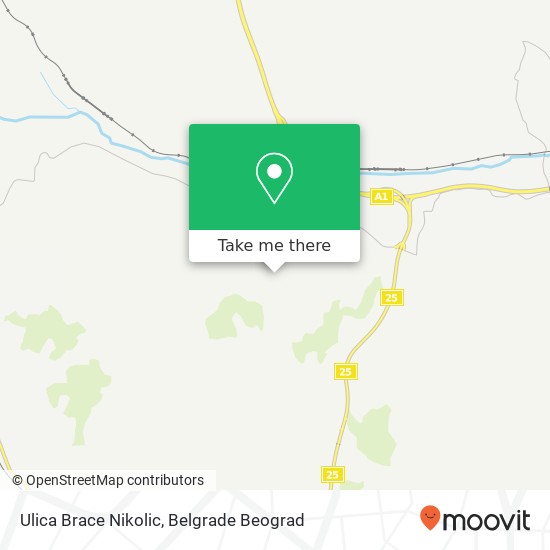 Ulica Brace Nikolic mapa