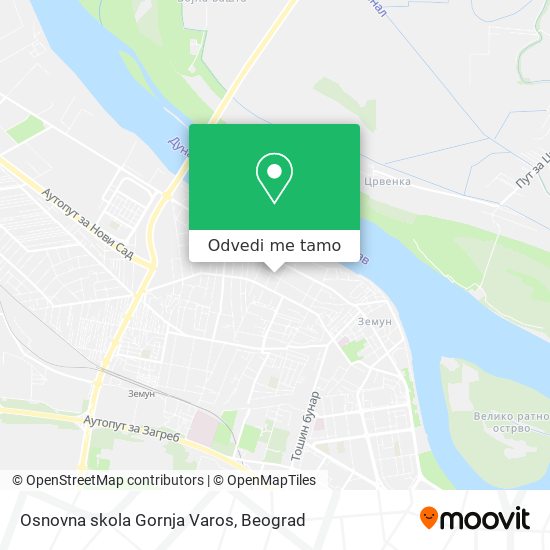 Osnovna skola Gornja Varos mapa