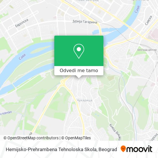 Hemijsko-Prehrambena Tehnoloska Skola mapa