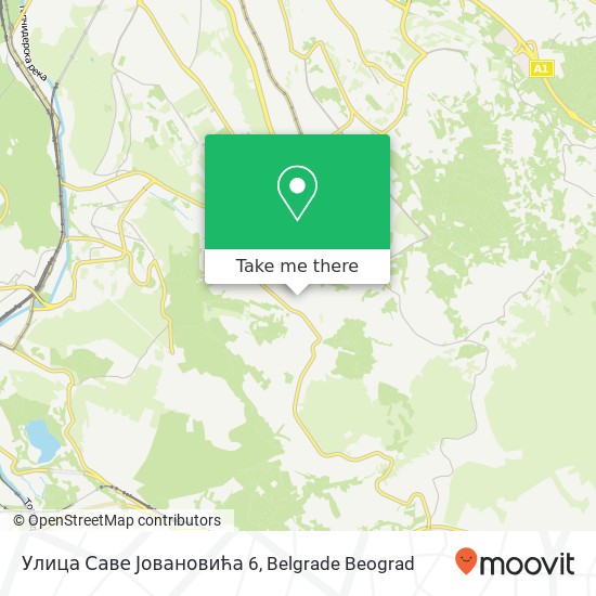 Улица Саве Јовановића 6 mapa