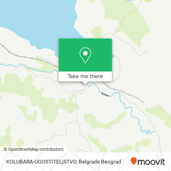 KOLUBARA-UGOSTITELjSTVO mapa