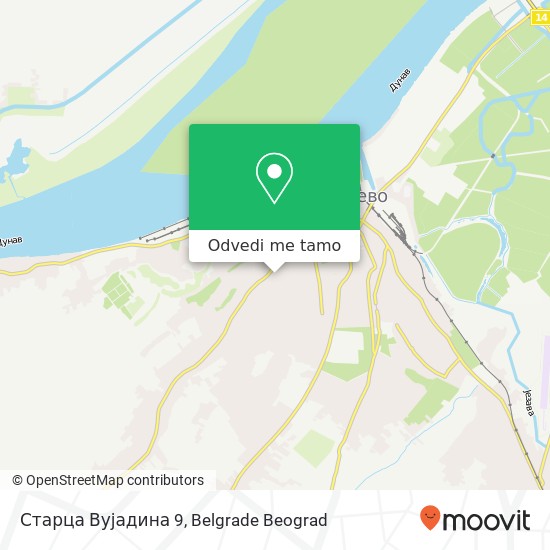 Старца Вујадина 9 mapa