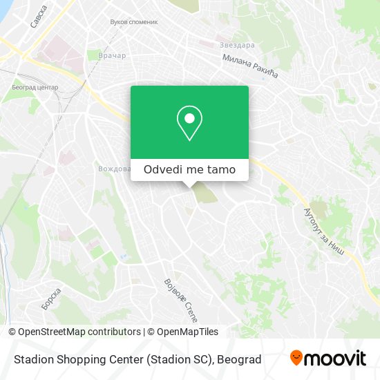 Stadion Shopping Center (Stadion SC) mapa