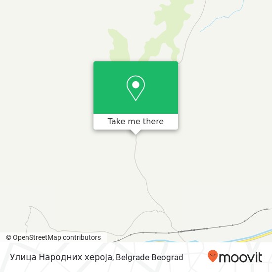 Улица Народних хероја mapa