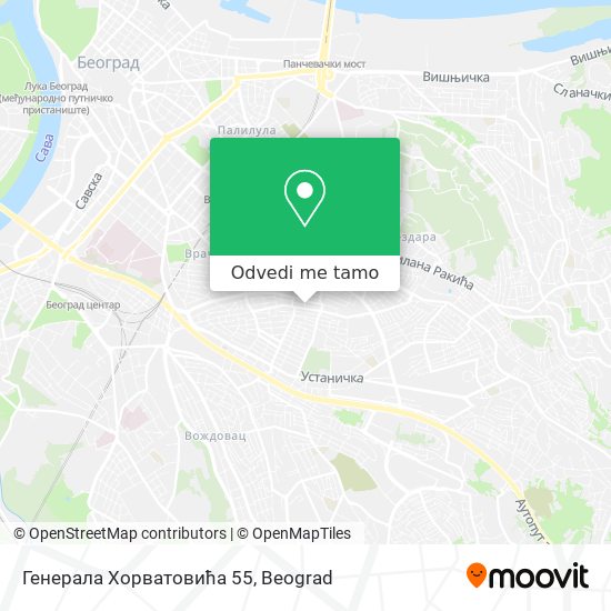 Генерала Хорватовића 55 mapa