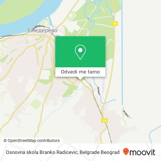 Osnovna skola Branko Radicevic mapa