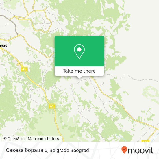 Савеза бораца 6 mapa